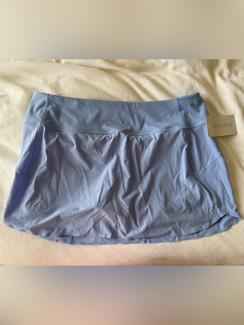 Athleta Light Blue Athletic Skirt Size XL NWT